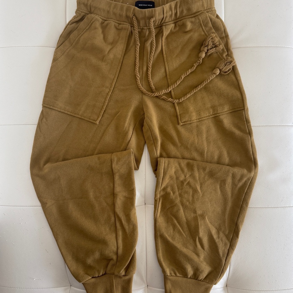 Who What Wear Brown Joggers
